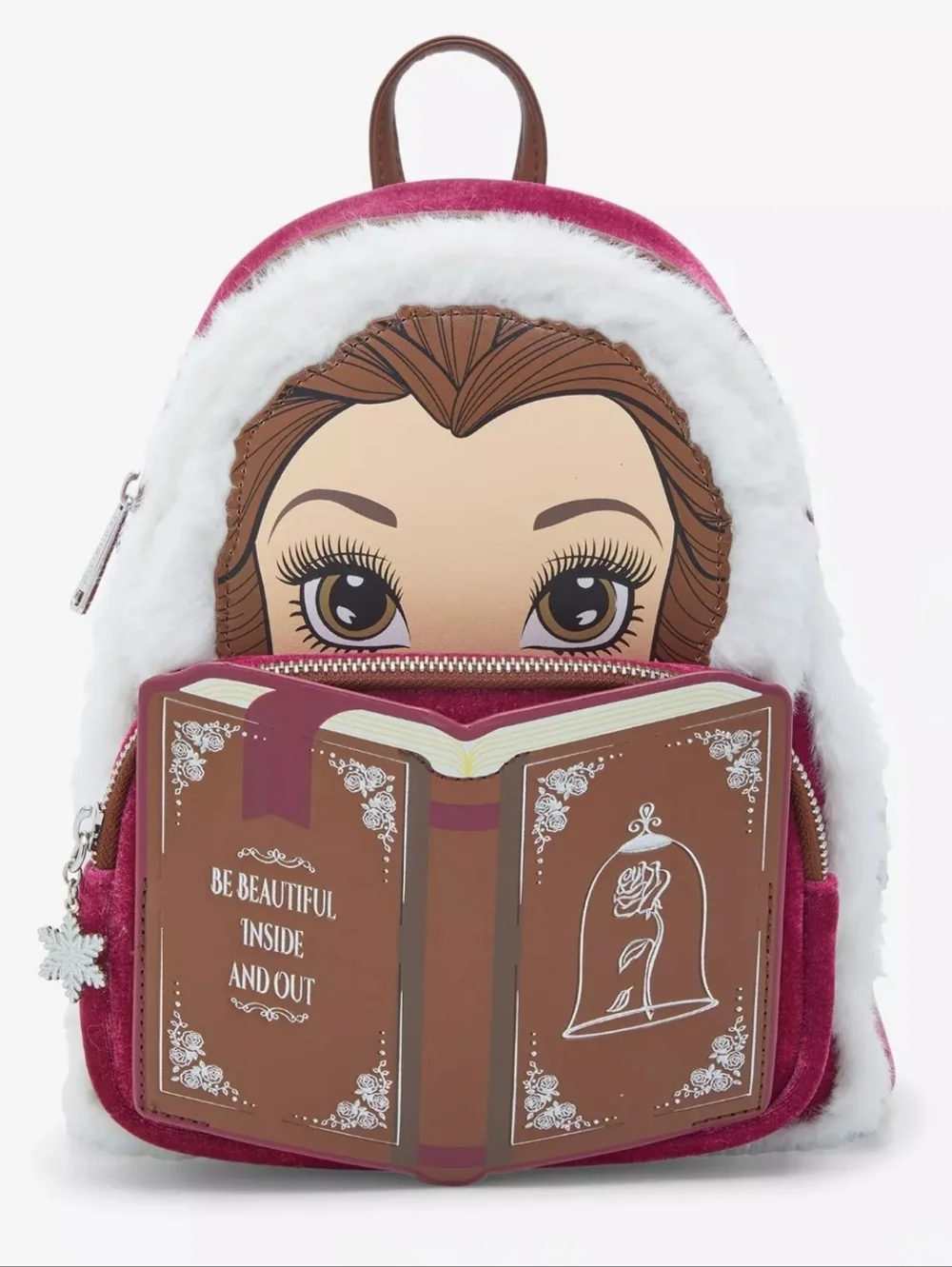 Loungefly Disney Winter Belle Cosplay Beauty and the Beast Backpack